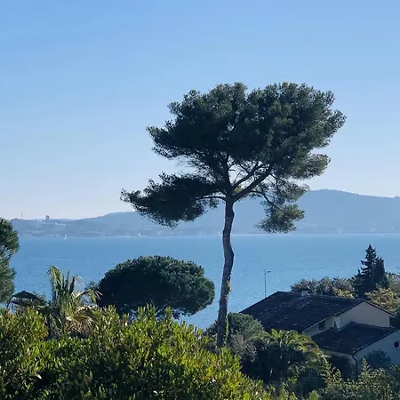 Villa Des Cigales Vue Mer Avec Piscine/Proche Plage-2